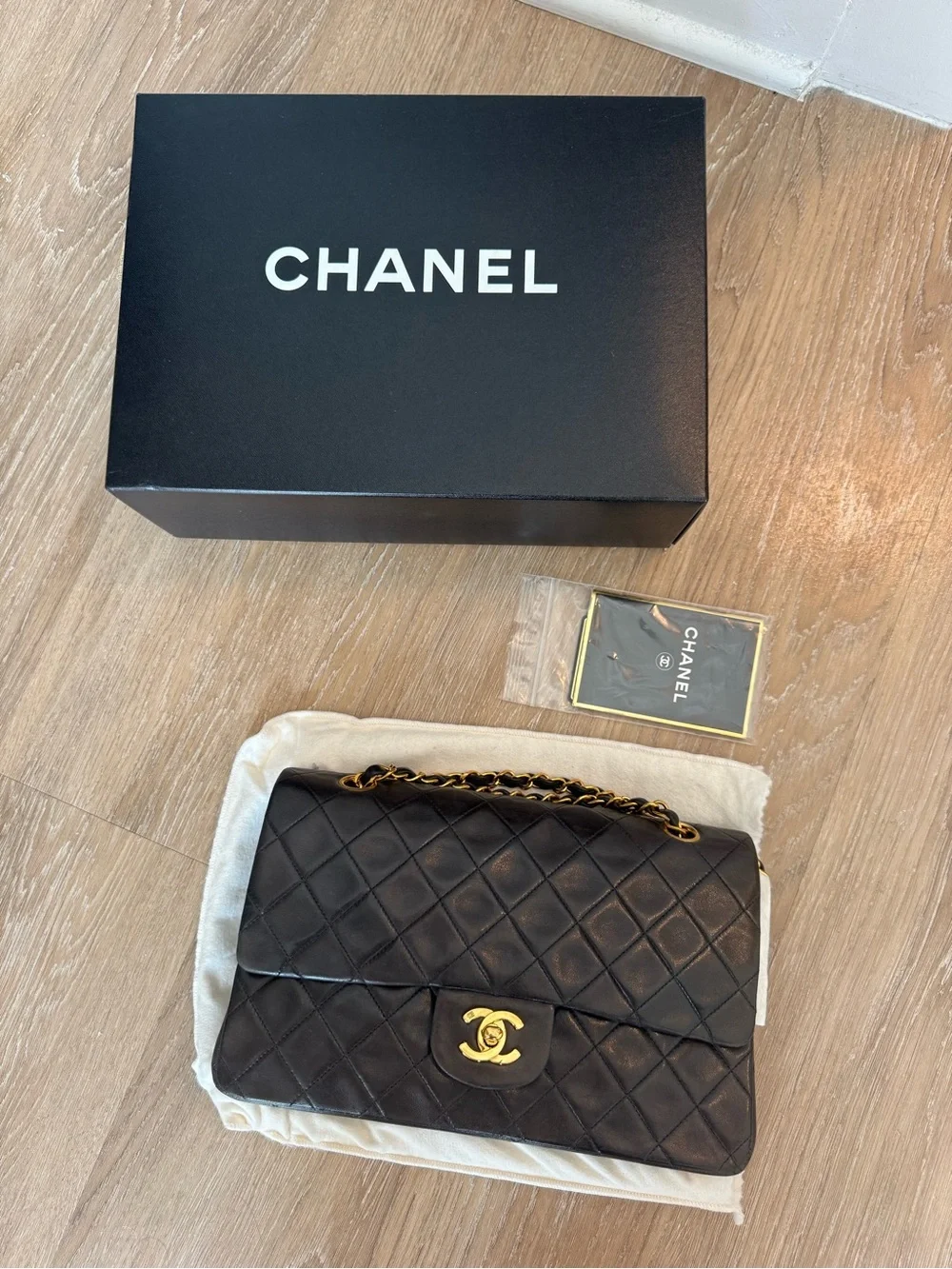 Chanel Lambskin Medium Classic Double Flap